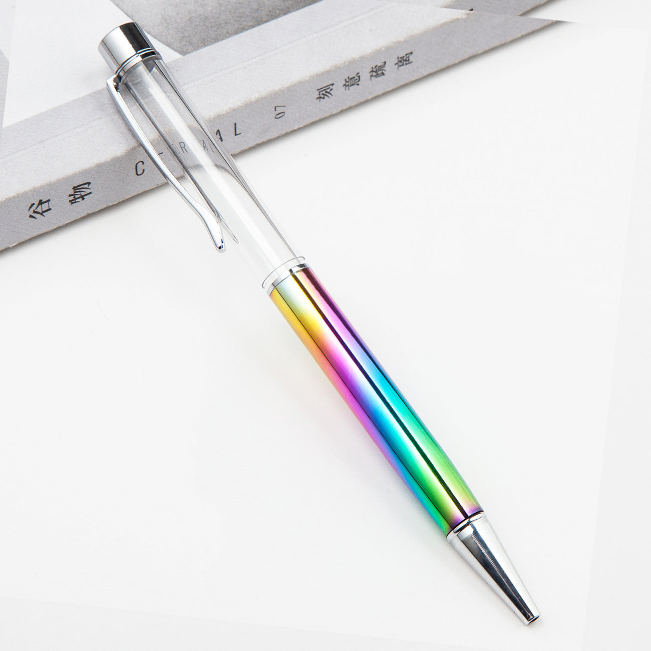 Pluma de grasa de tubo vacío de camelia DIY de metal al por mayor